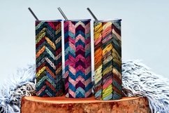Knitted Herringbone Pattern Design Digital Paper Product Image 3