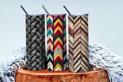 Knitted Herringbone Pattern Design Digital Paper Product Image 3
