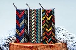 Knitted Herringbone Pattern Design Digital Paper Product Image 3