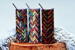 Knitted Herringbone Pattern Design Digital Paper Product Image 3