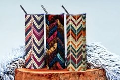 Knitted Herringbone Pattern Design Digital Paper Product Image 3