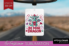 Knitted Valentines Day Air Freshener PNG - Faux Yarn PNG Product Image 1