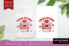 Knitted Valentines Day Phone Case PNG - Faux Yarn Case PNG Product Image 1