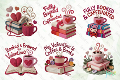 Knitted Yarn Book &amp; Coffee Clipart Bundle Product Image 4
