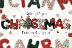 Knitted Yarn Letter PNG Bundle Product Image 1