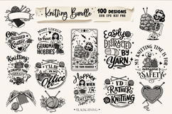 Funny Knitting SVG Bundle, Knitting Bundle 100 designs, Knit Product Image 6