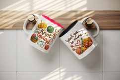 Knitting &amp; Crochet mug wrap printable sublimation design Product Image 3