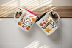 Knitting &amp; Crochet mug wrap printable sublimation design Product Image 3