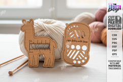 Knitting Needle Gauge Laser Cut | Knitting Accessories SVG Product Image 1