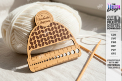 Knitting Needle Gauge Laser Cut | Knitting Accessories SVG Product Image 1