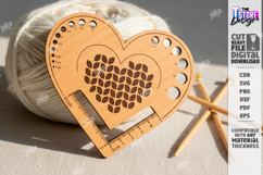 Knitting Needle Gauge Laser Cut Set | Knitting Accessories Product Image 5