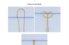 Micro Macrame Earrings with Daggers DIY YouTube Transcript Product Image 3