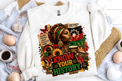 Know Your History Black Heritage PNG Juneteenth Freedom Day Product Image 5