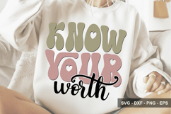 Know Your Worth - Motivational Design Product Image 1
