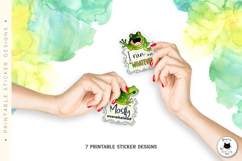 Funny &amp; Sarcastic Frog Sticker Pack | Funny Wisdom Stickers Product Image 2