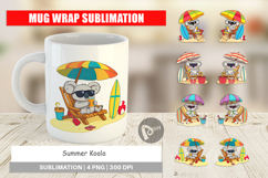 Mug Wrap Summer Koala Product Image 1