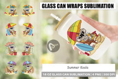 Glass Can Summer Koala Product Image 1