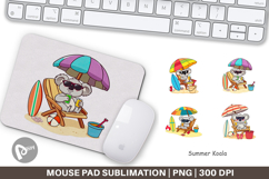 Mouse Pad Summer Koala Product Image 1