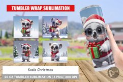 Tumbler Wrap Koala Christmas Product Image 1
