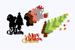 Baby koala christmas Topper 3D SVG Product Image 3