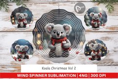 Wind Spinner Koala Christmas Product Image 1