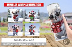 Tumbler Wrap Koala Christmas Product Image 1
