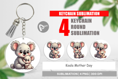 Keychain Koala Mother&#039;s Day Product Image 1