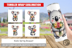 Tumbler Koala Spring Bouquet Product Image 1