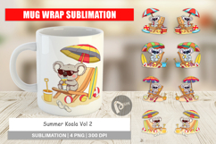 Mug Wrap Summer Koala Product Image 1