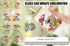 Glass Can Summer Koala Product Image 1