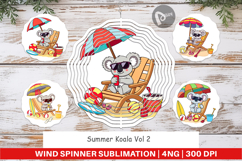 Wind Spinner Summer Koala Product Image 1