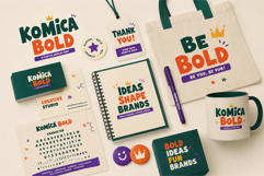 Komica Bold- Playful Font Product Image 2