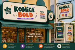 Komica Bold- Playful Font Product Image 3