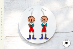 Retro Nostalgia Toy Earrings | Vintage Laser Cut Puppet Product Image 3