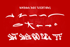 Koobang | Monoline Arrow Graffiti Tags Webfont for Urban use Product Image 5