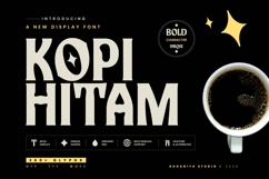 Kopi Hitam - Retro Bold Font Product Image 1