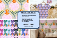 Stylized Daisies MPK00033- Repeating pattern Product Image 1