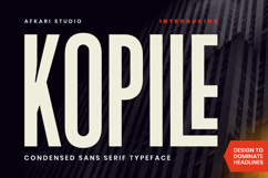Kopile - Condensed Sans Serif Typeface Product Image 1