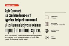 Kopile - Condensed Sans Serif Typeface Product Image 2