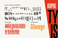 Kopile - Condensed Sans Serif Typeface Product Image 7