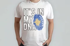 It's in my DNA Kosovo Flag Fingerprint PNG Sublimation Product Image 2