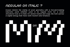 Kospix - Pixel Font Product Image 2