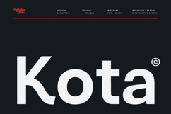 Kota Sans a Modern Sans-Serif Family Product Image 1