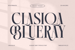 Kozan - Elegant Serif Typeface Font Product Image 4