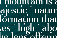Kozan - Elegant Serif Typeface Font Product Image 5