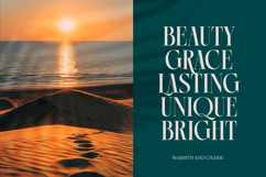 Kozan - Elegant Serif Typeface Font Product Image 7