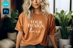 Bella and Canvas T-Shirt Mockup | Mockup | T Shirt Mockups Product Image 1