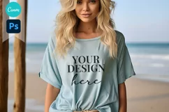 Bella and Canvas T-Shirt Mockup | Mockup | T Shirt Mockups Product Image 1