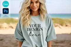 Bella and Canvas T-Shirt Mockup | Mockup | T Shirt Mockups Product Image 1