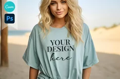 Bella and Canvas T-Shirt Mockup | Mockup | T Shirt Mockups Product Image 1